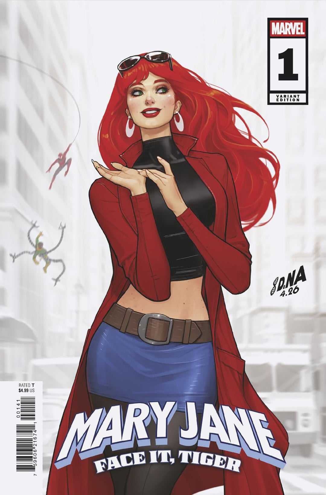 Mary Jane Face It Tiger #1 David Nakayama Variant