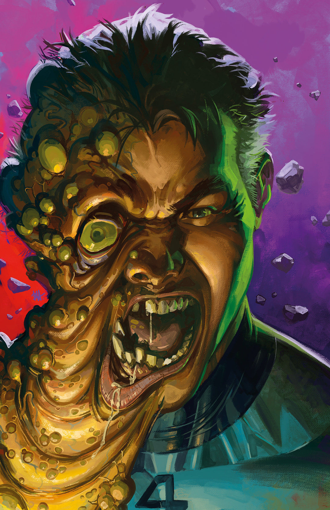 Midnight Fantastic Four #1 Cover G (1:50) Ben Harvey Midnight Special Virgin Variant (Pre-Order)