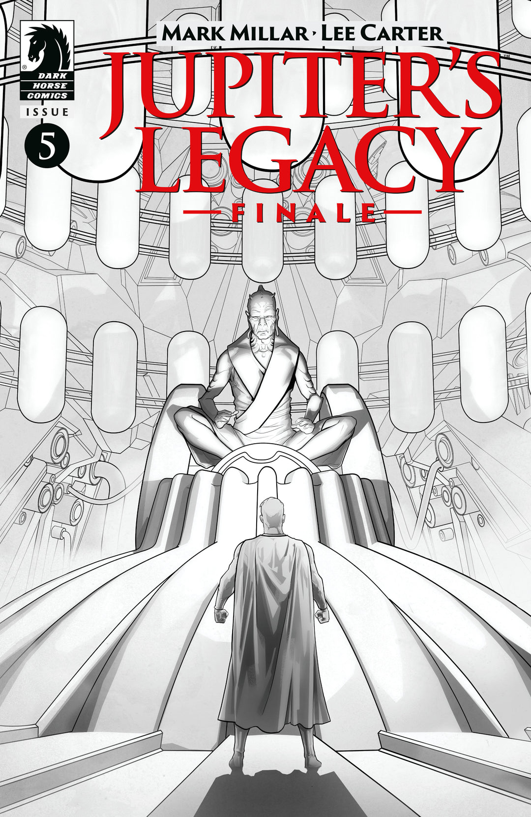 Jupiters Legacy Finale #5 Cover B Black & White Carter (Mature)