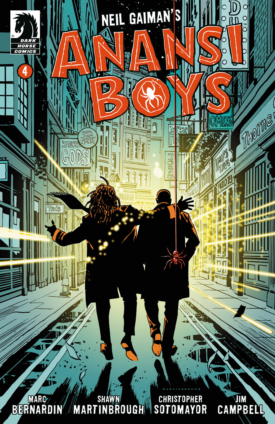 Anansi Boys I #4 (Cover B) (Shawn Martinbrough)