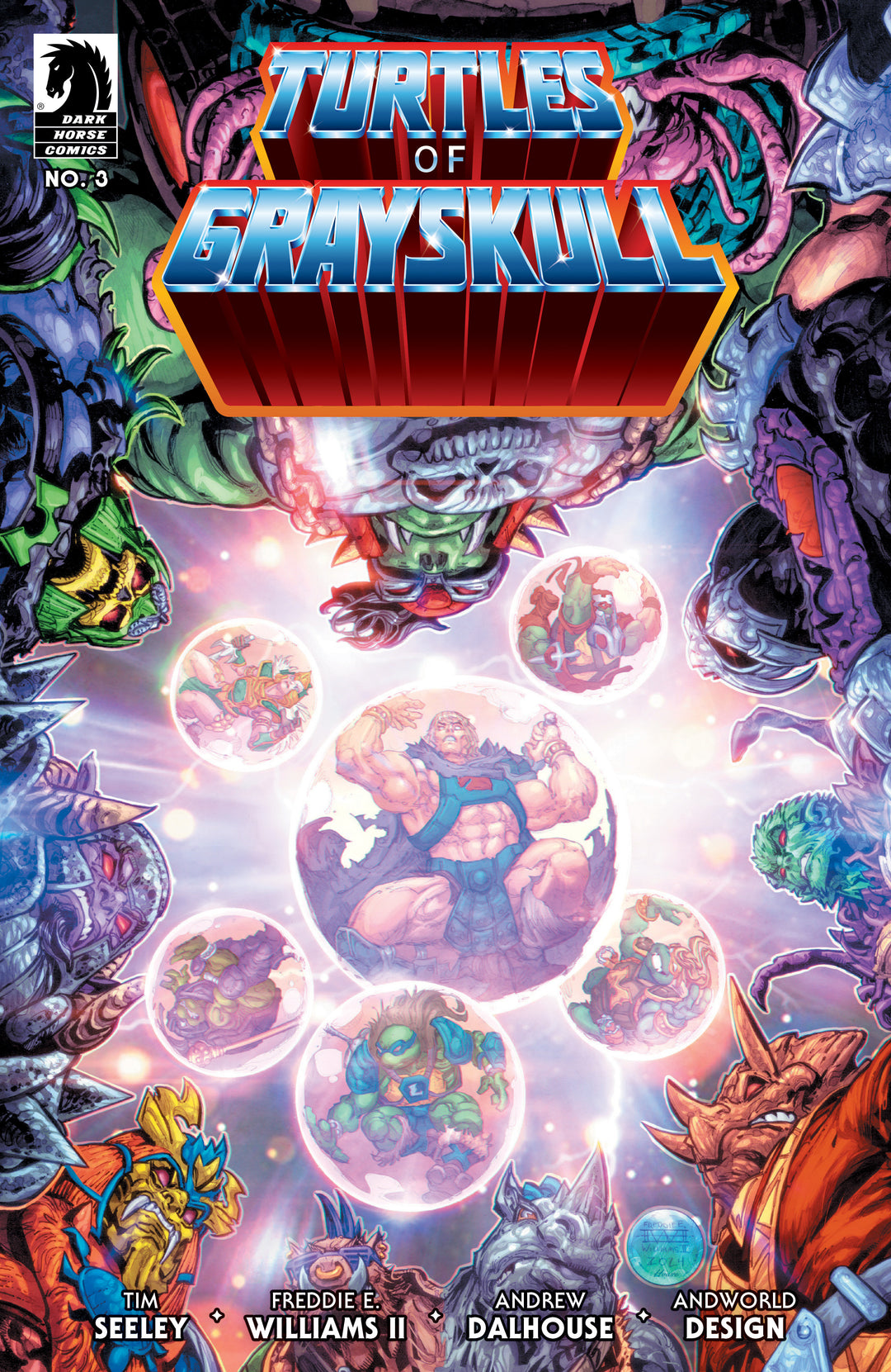 Masters Of The Universe Teenage Mutant Ninja Turtles Turtles Of Grayskull #3 Cover A Willi