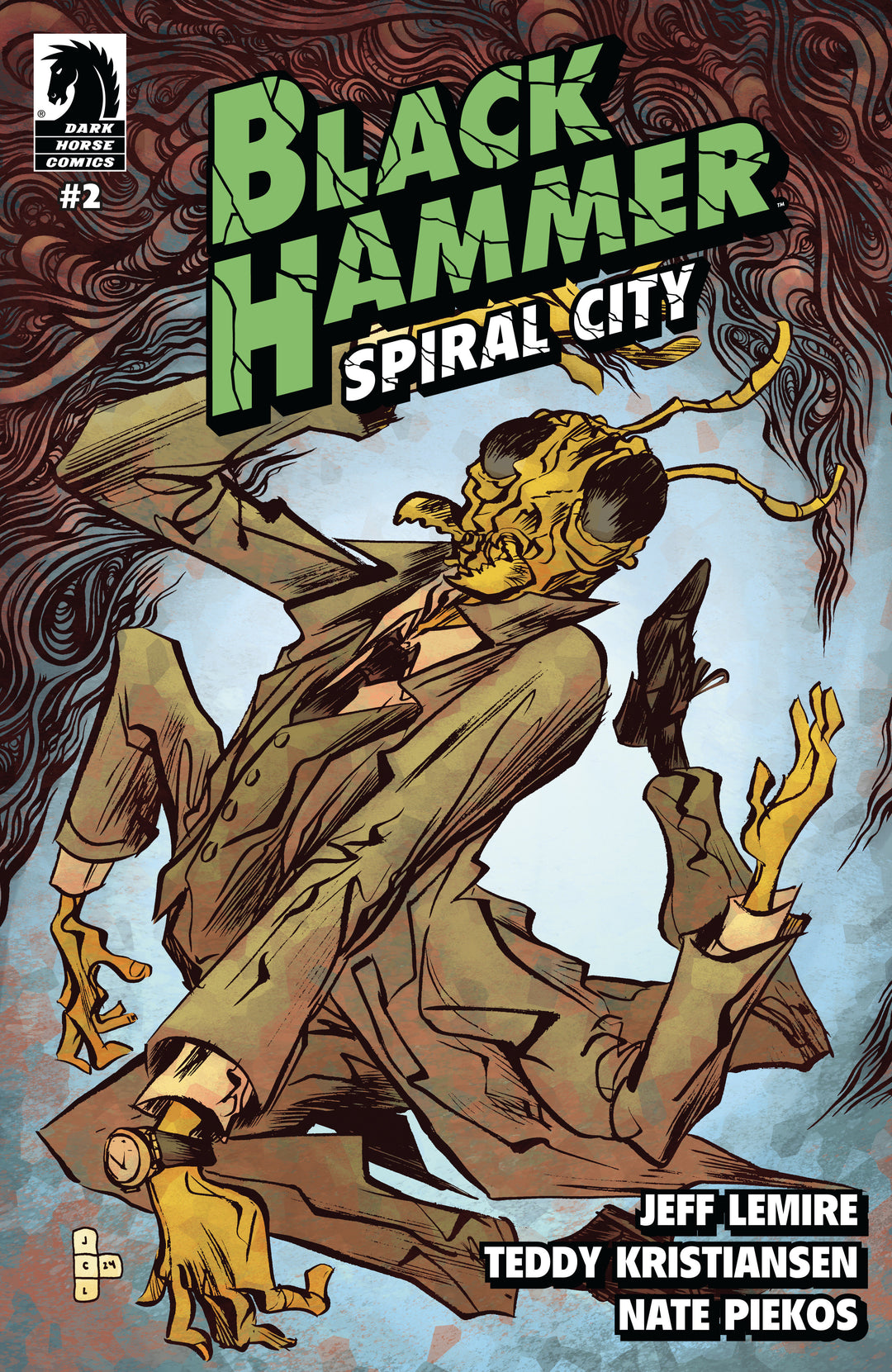 Black Hammer Spiral City #2 Cover B Lonergan