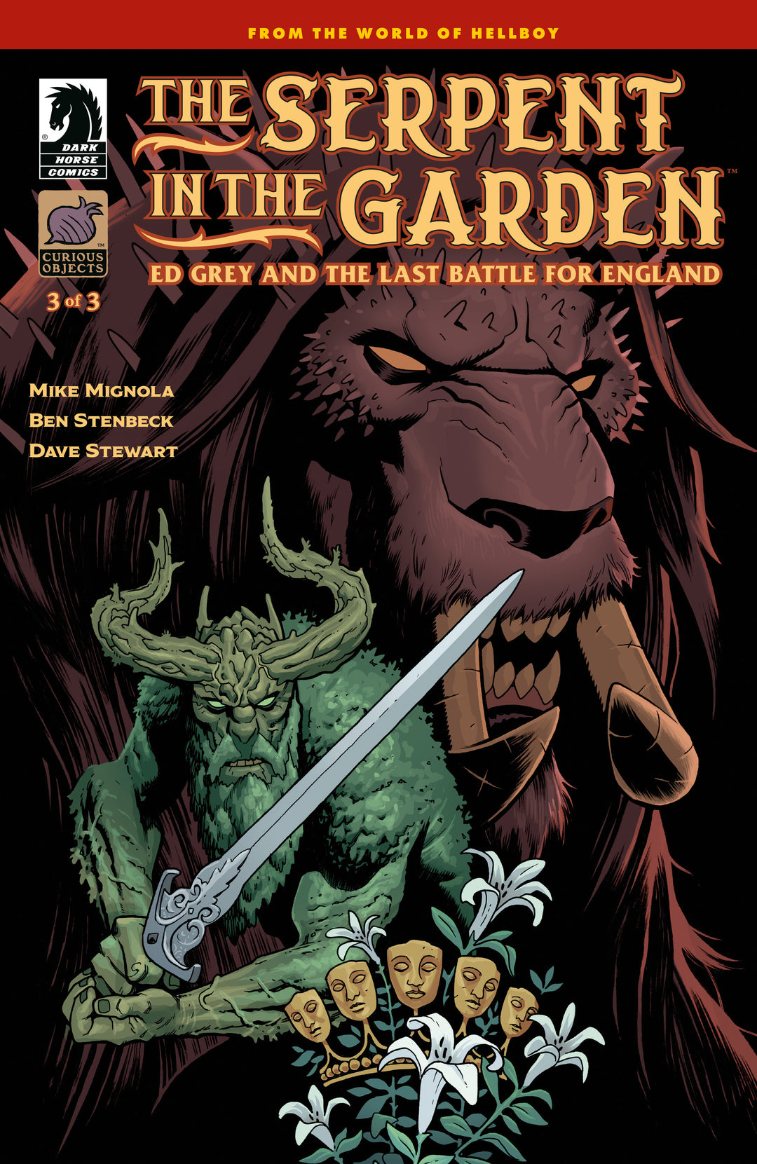 Serpent In Garden Edition Grey Last Battle For England #3 (Cover A) (Ben Stenbeck)