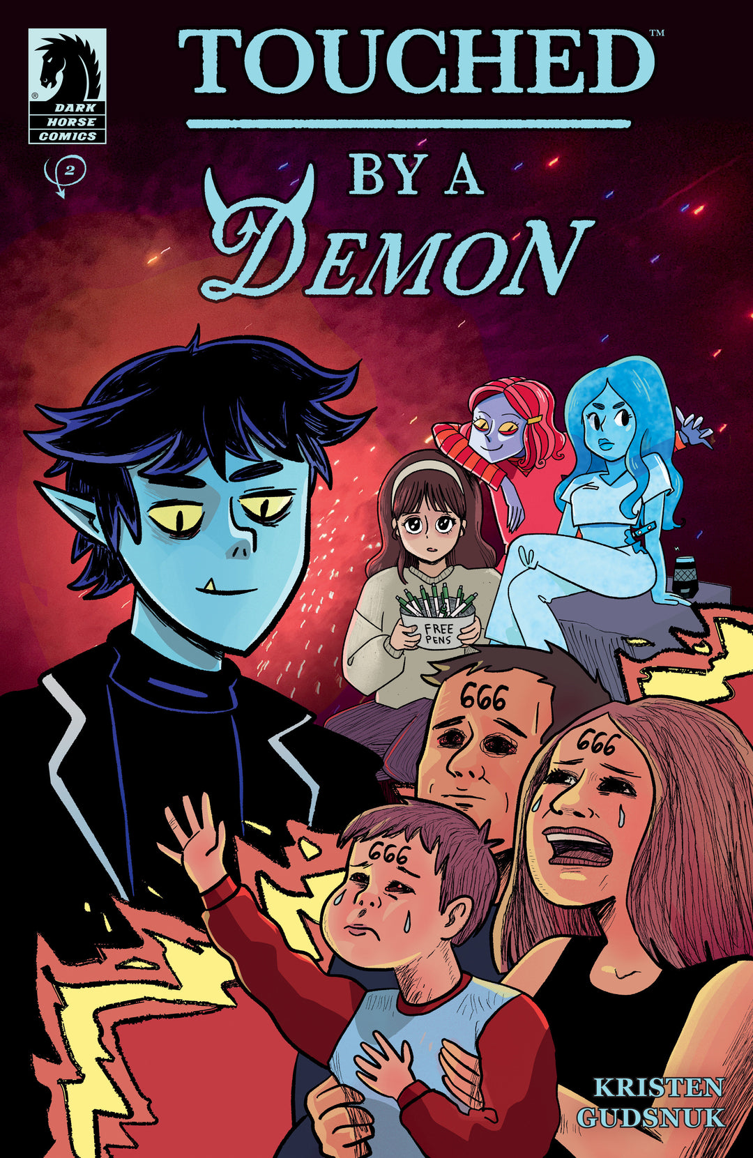 Touched By A Demon #2 (Cover A) (Kristen Gudsnuk)