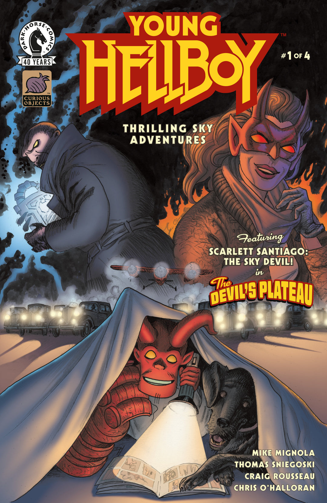 Young Hellboy Thrilling Sky Adventures #1 (Cover B) (David Hitchcock)