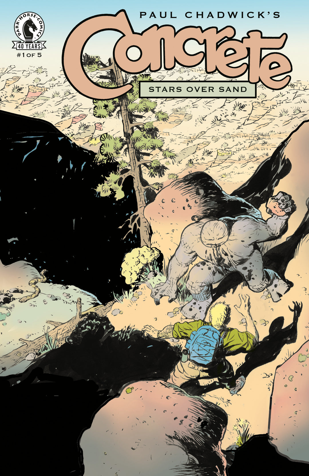 Concrete Stars Over Sand #1 (Cover B) (Paul Chadwick)