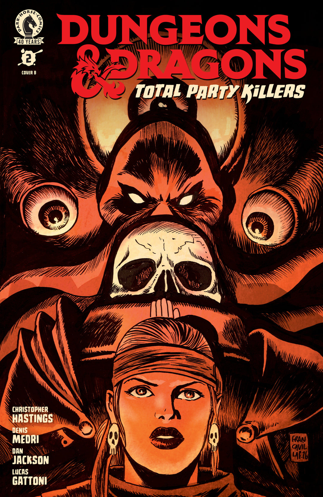 Dungeons & Dragons Total Party Killers #2 (Cover B) (Francesco Francavilla))
