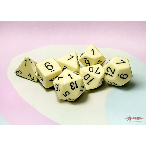 Chessex: Polyhedral 7-Die Set - Opaque