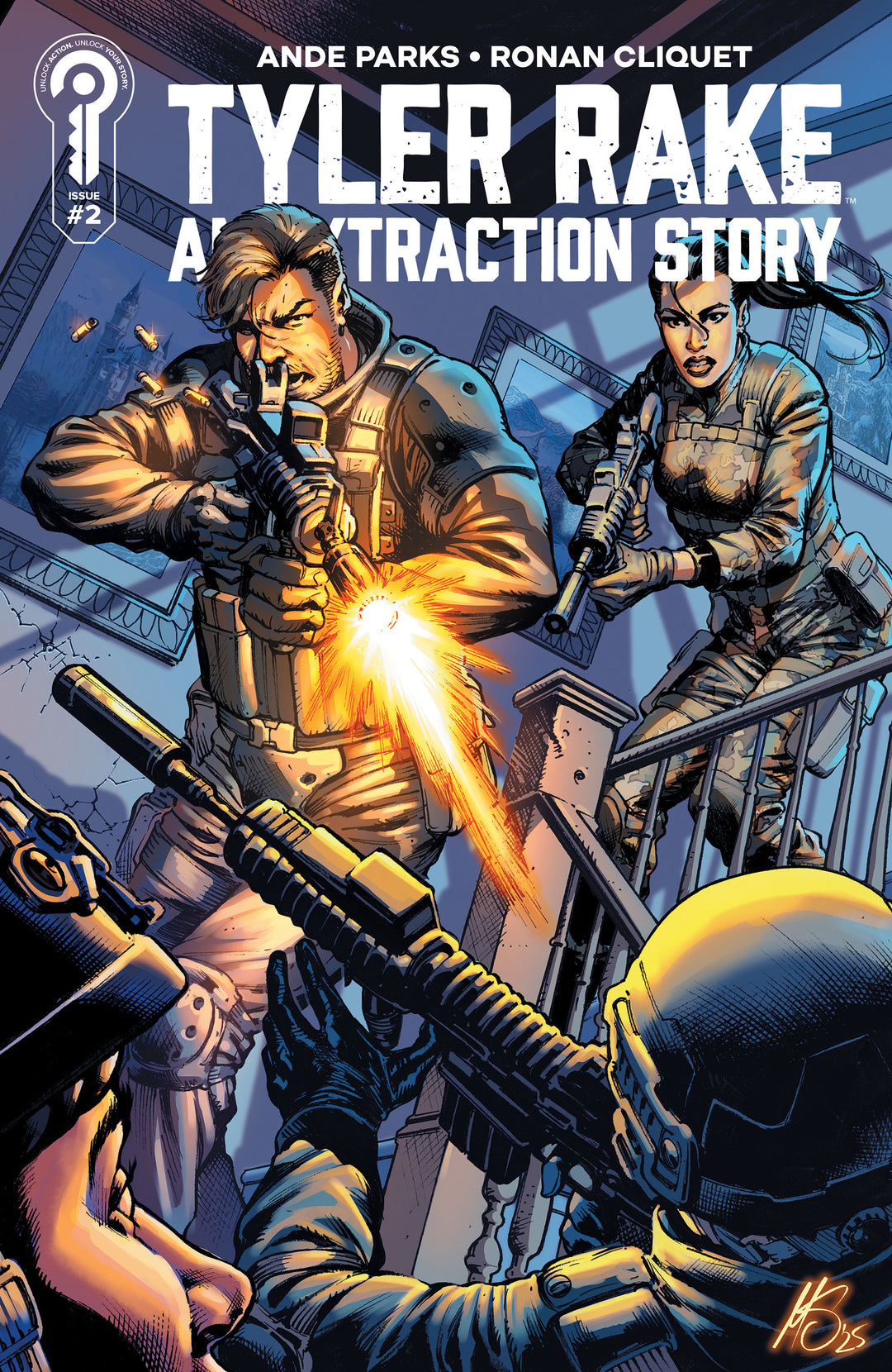 Tyler Rake An Extraction Story #2 Cover B Marco Santucci