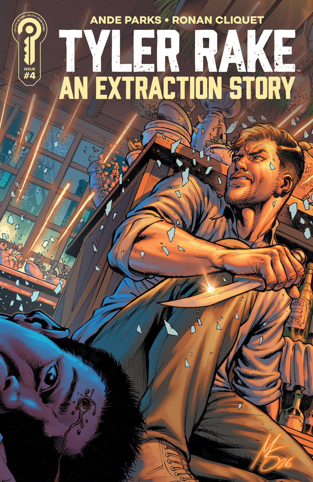 Tyler Rake An Extraction Story #4 Cover B Marco Santucci