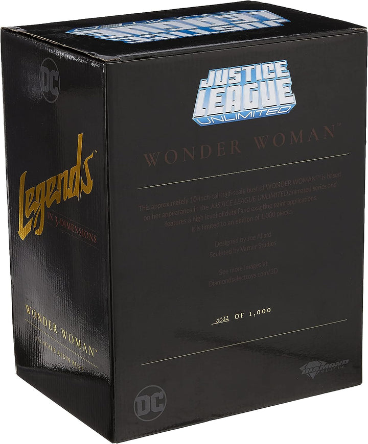 Justice League Animated Legends in 3D Wonder Woman 1/2 Scale Limited Edition Bust