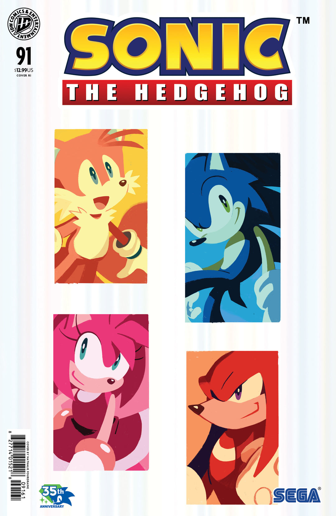 Sonic The Hedgehog #91 (1:10) Fourdraine Foil Variant