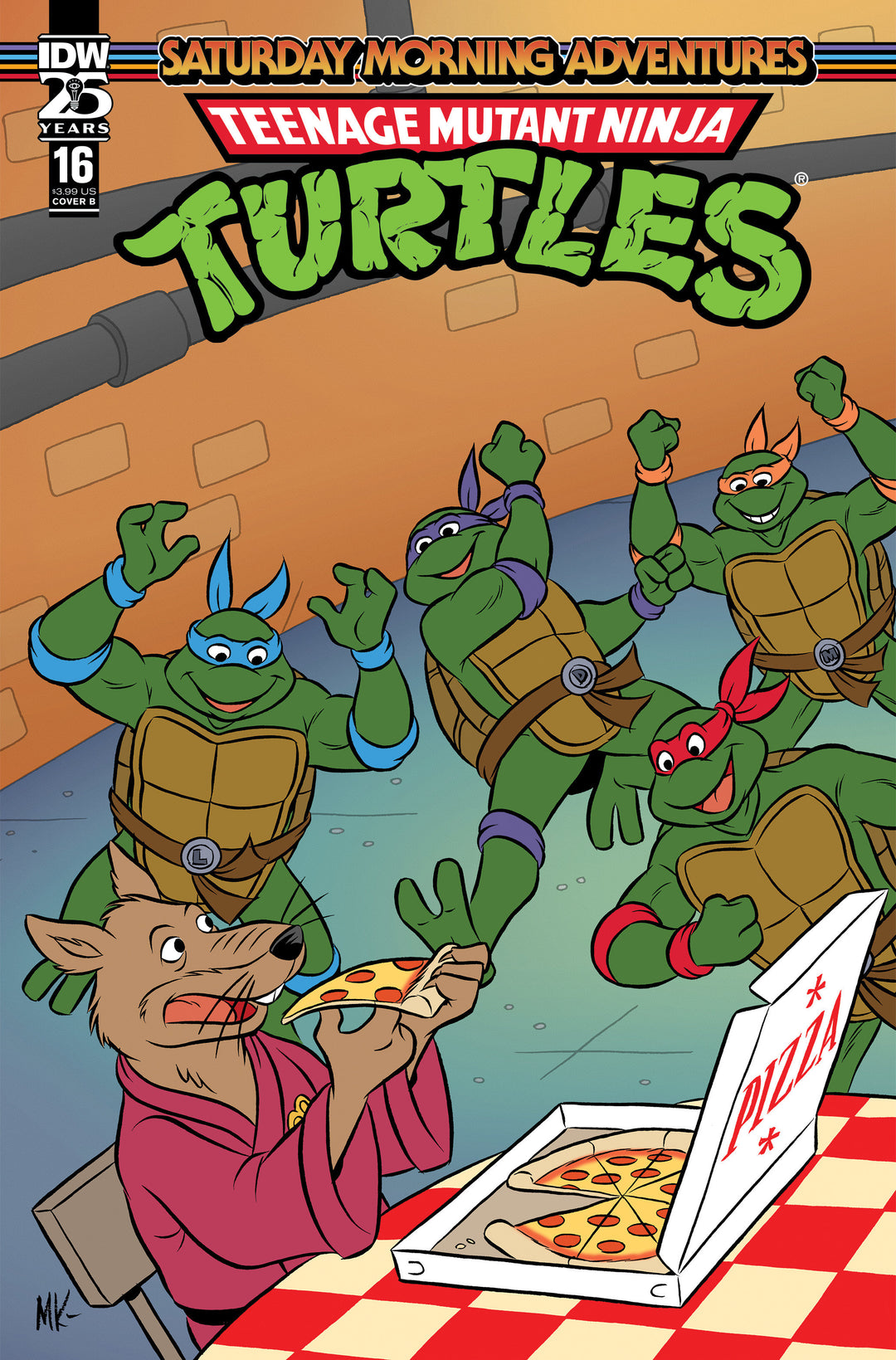 Teenage Mutant Ninja Turtles: Saturday Morning Adventures (2023-) #16 Variant B (Kazaleh)