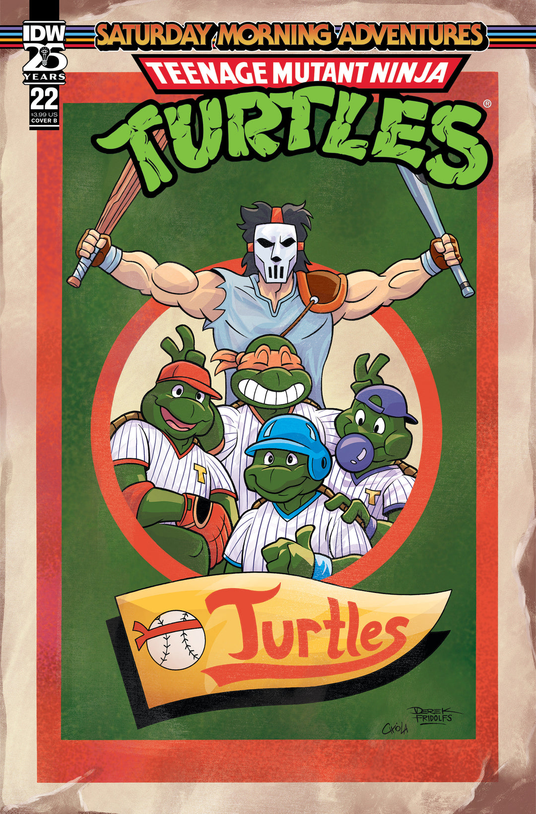 Teenage Mutant Ninja Turtles: Saturday Morning Adventures (2023-) #22 Variant B (Fridolfs)