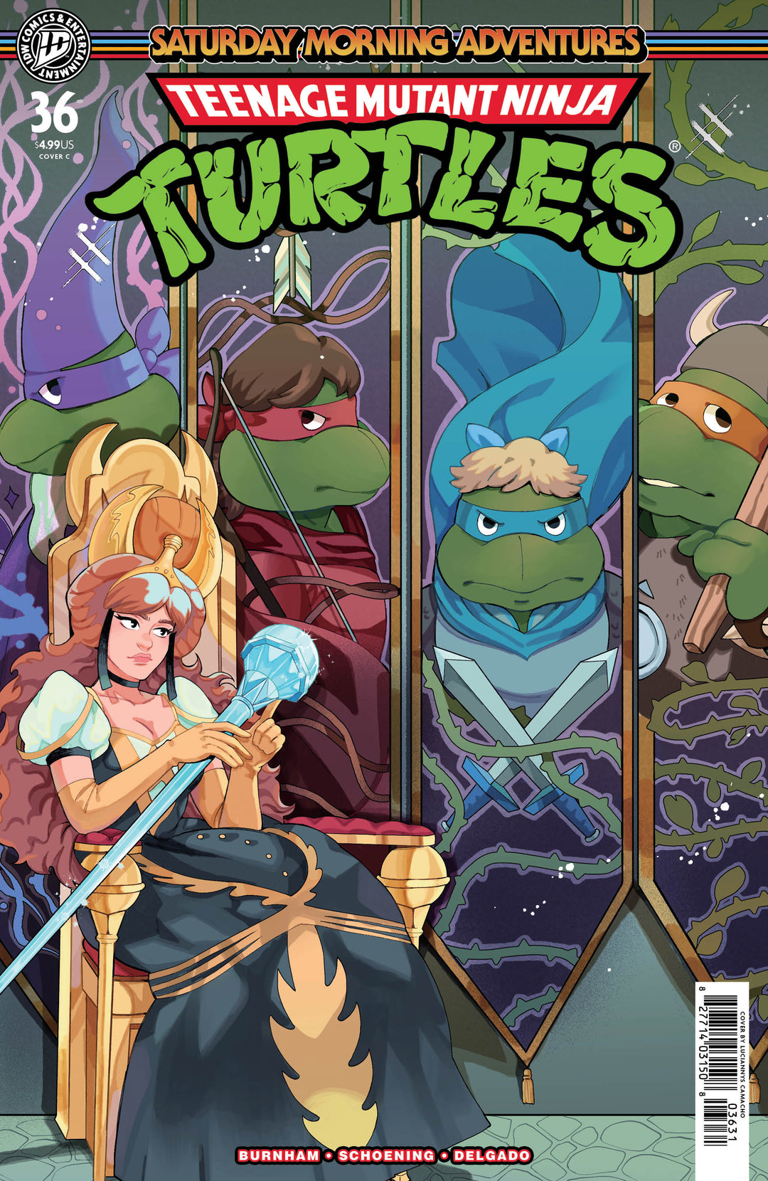 Teenage Mutant Ninja Turtles: Saturday Morning Adventures (2023) #36 Variant C (Camacho)