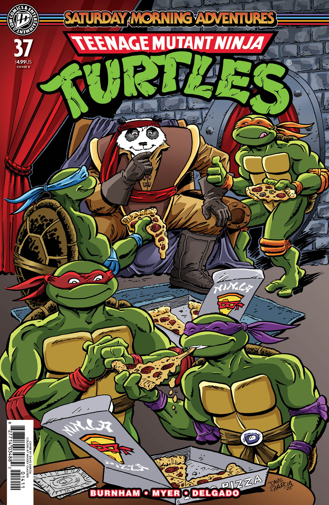 Teenage Mutant Ninja Turtles: Saturday Morning Adventures (2023) #37 Variant B (Dave Garcia)