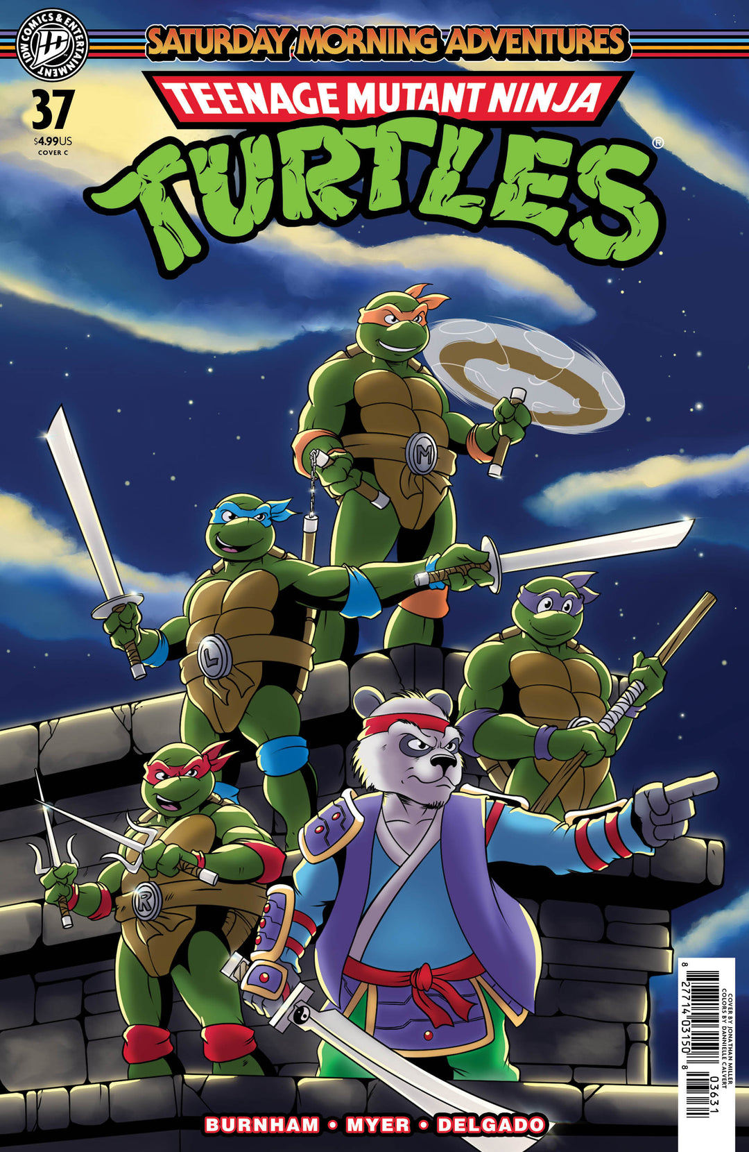 Teenage Mutant Ninja Turtles: Saturday Morning Adventures (2023) #37 Variant C (Miller)