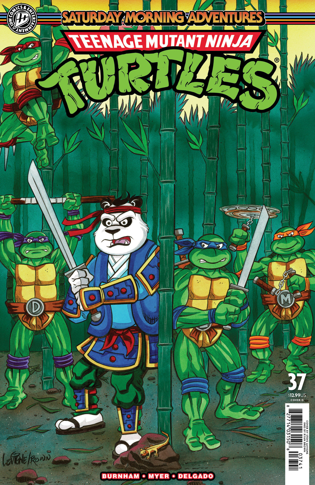 Teenage Mutant Ninja Turtles: Saturday Morning Adventures (2023) #37 Variant D Foil (Lavigne)