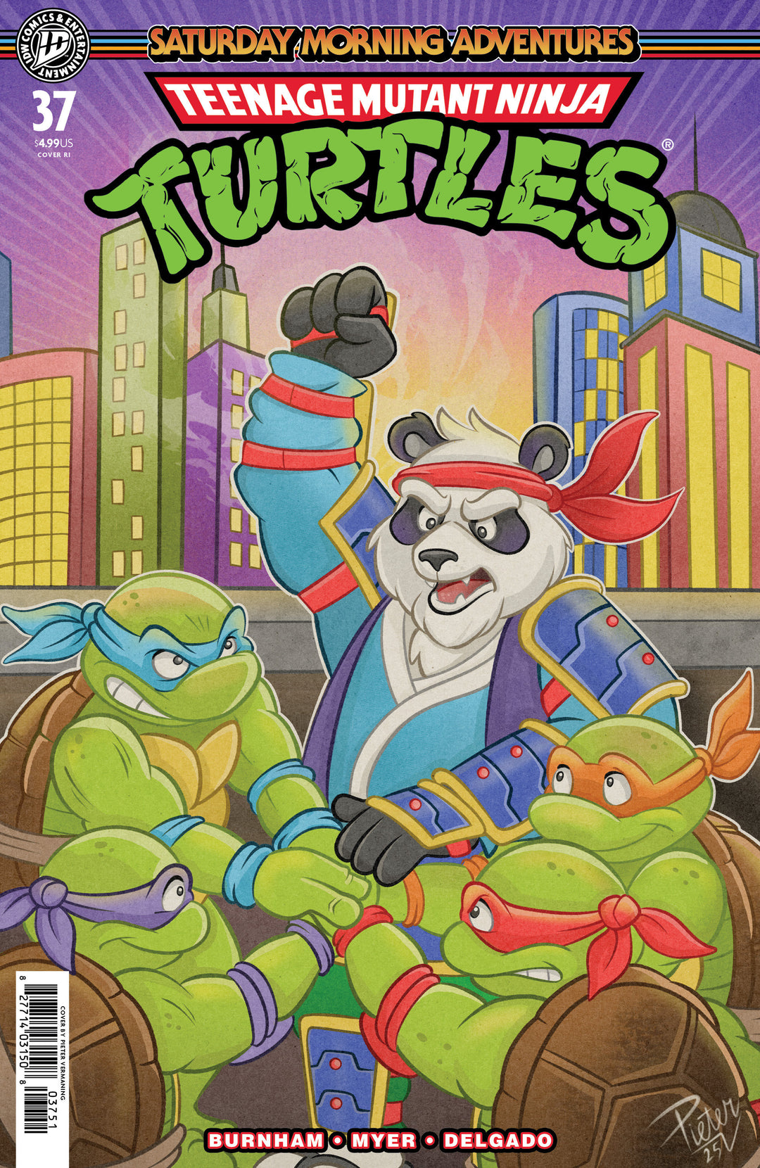 Teenage Mutant Ninja Turtles: Saturday Morning Adventures (2023) #37 Variant E (1:10) (Vermaning)