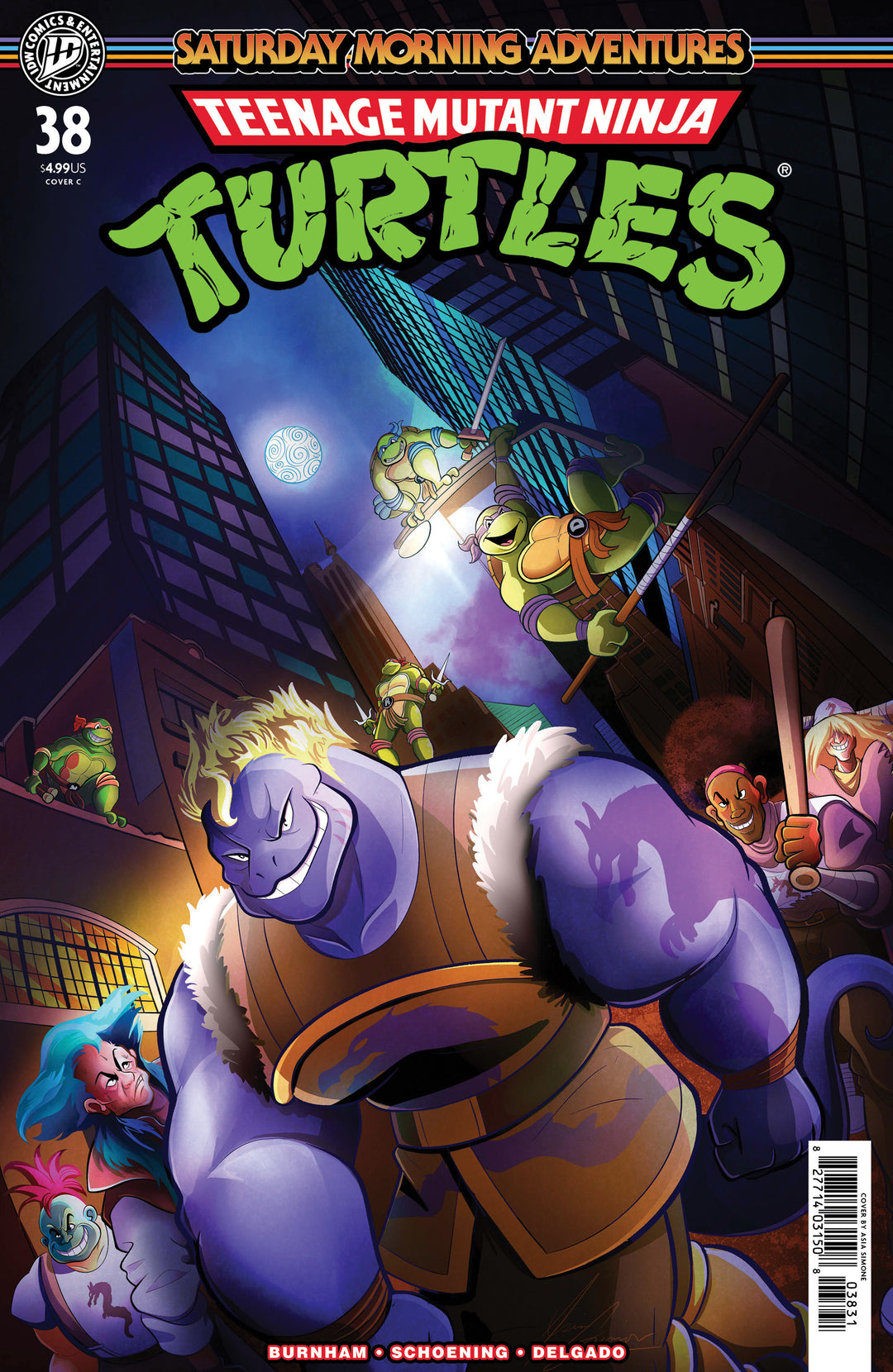 Teenage Mutant Ninja Turtles: Saturday Morning Adventures (2023) #38 Variant C (Simone)