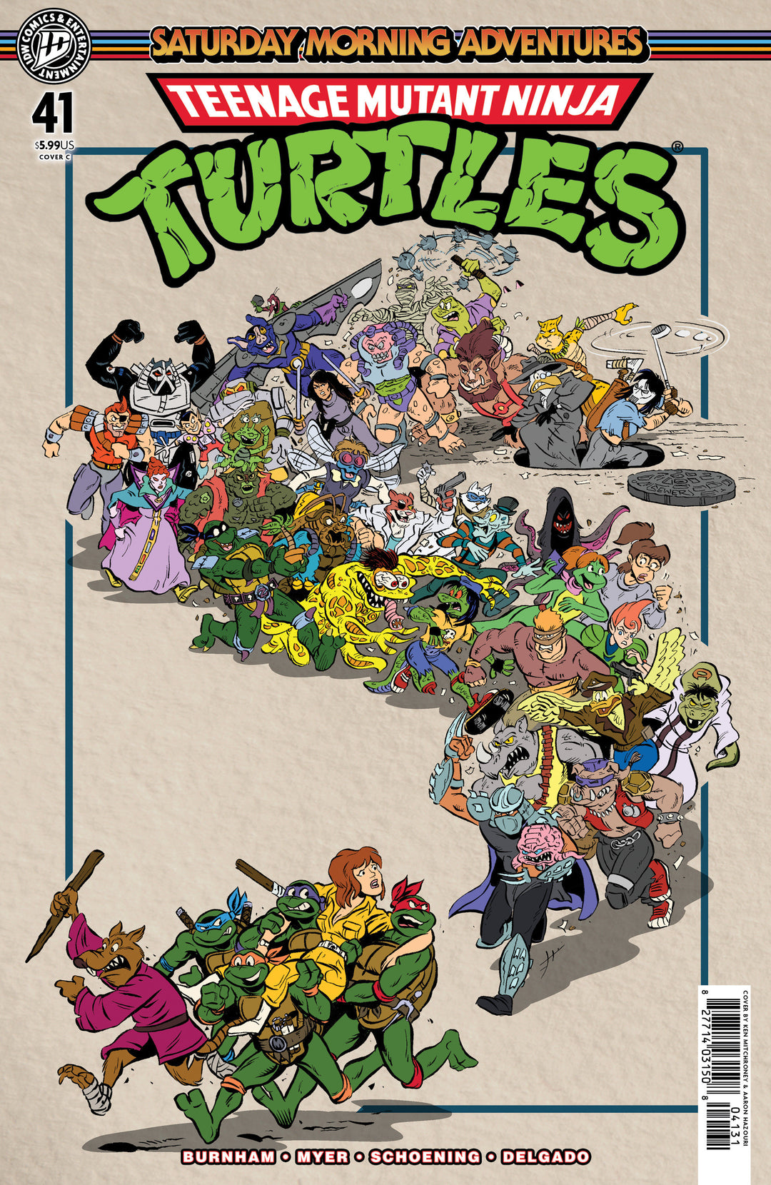 Teenage Mutant Ninja Turtles: Saturday Morning Adventures (2023) #41 Variant C (Mitchroney)