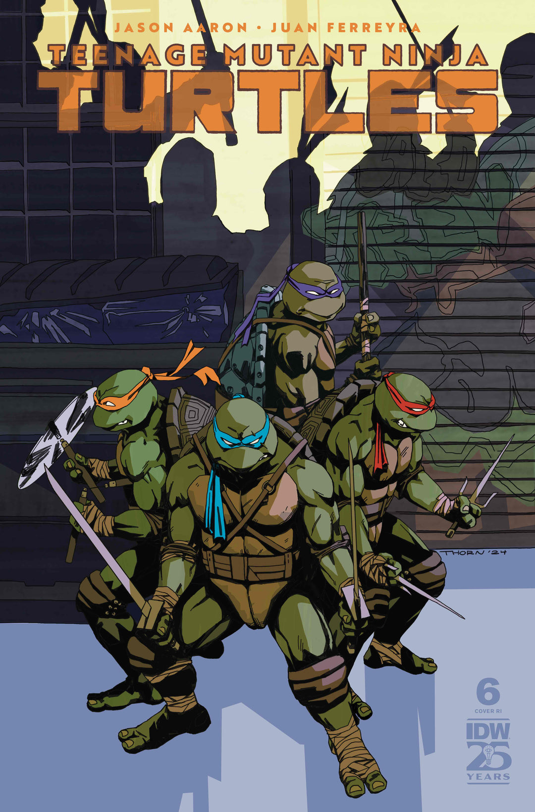 Teenage Mutant Ninja Turtles (2024) #6 Cover D (1:10) Thorn Variant