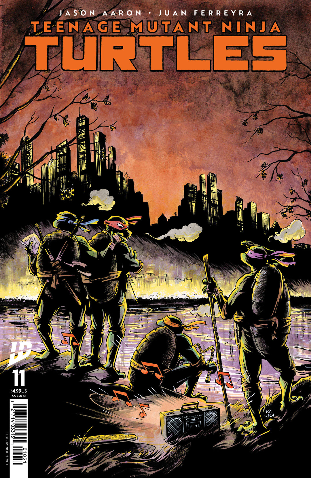 Teenage Mutant Ninja Turtles (2024) #11 Variant G (1:25) Powell Edition