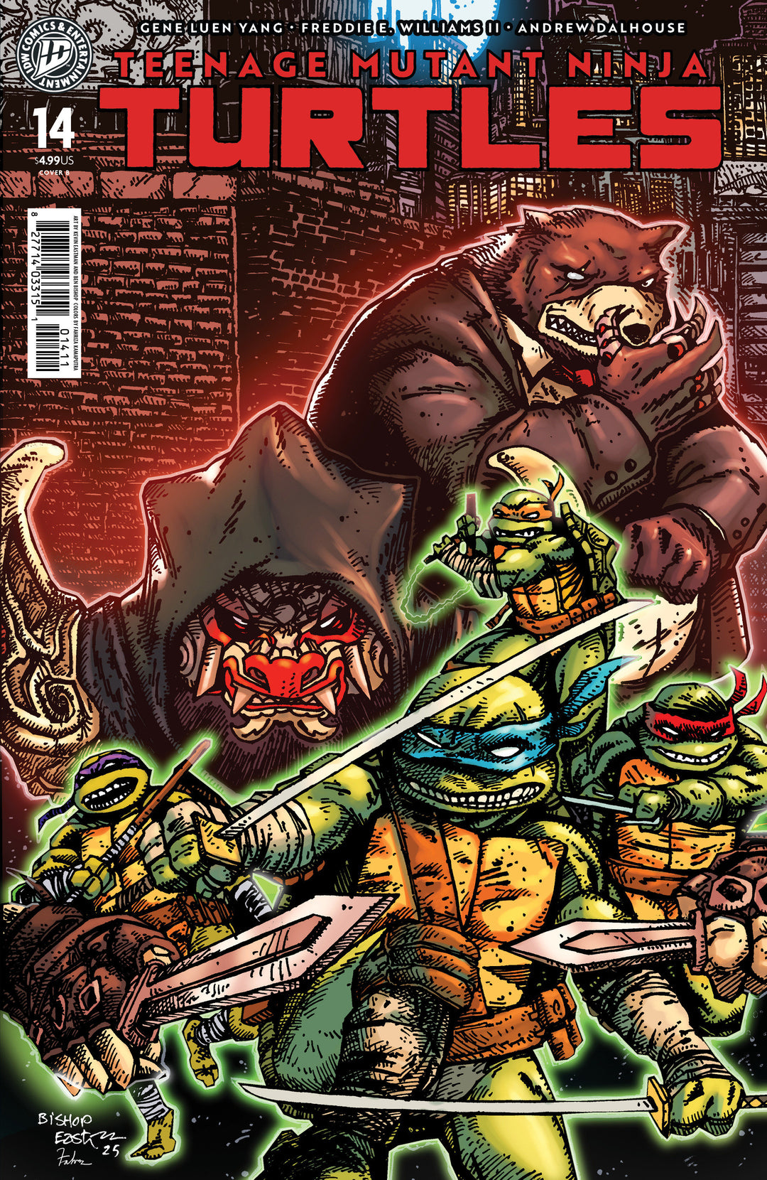 Teenage Mutant Ninja Turtles (2024) #14 Variant B (Eastman & Bishop)