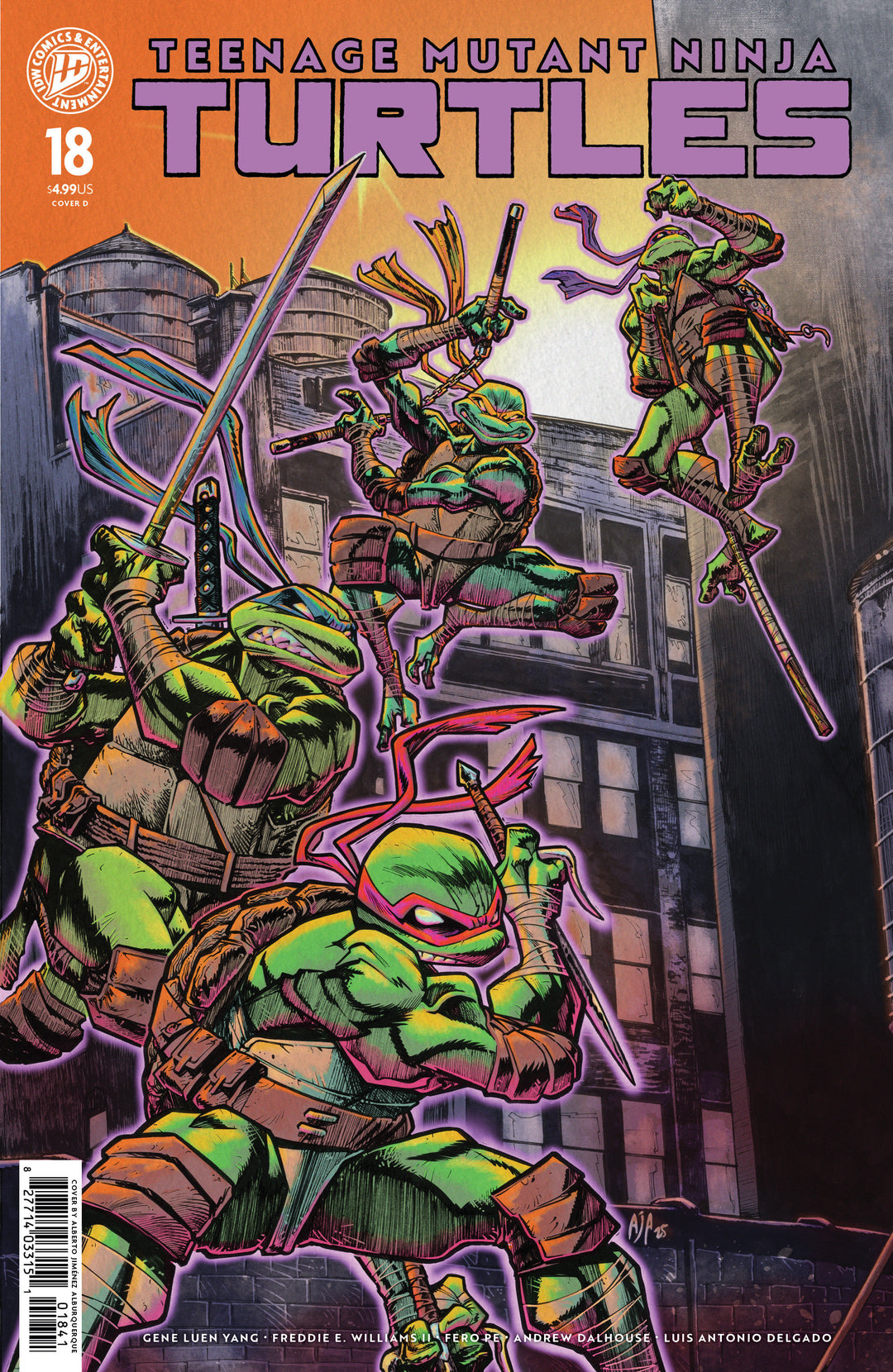 Teenage Mutant Ninja Turtles (2024) #18 Variant D (Jiménez Alburquerque)
