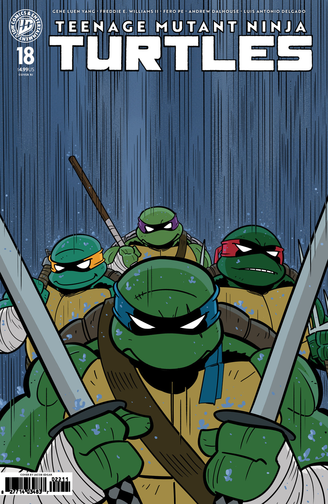 Teenage Mutant Ninja Turtles (2024) #18 Variant F (1:25) (Edgar)