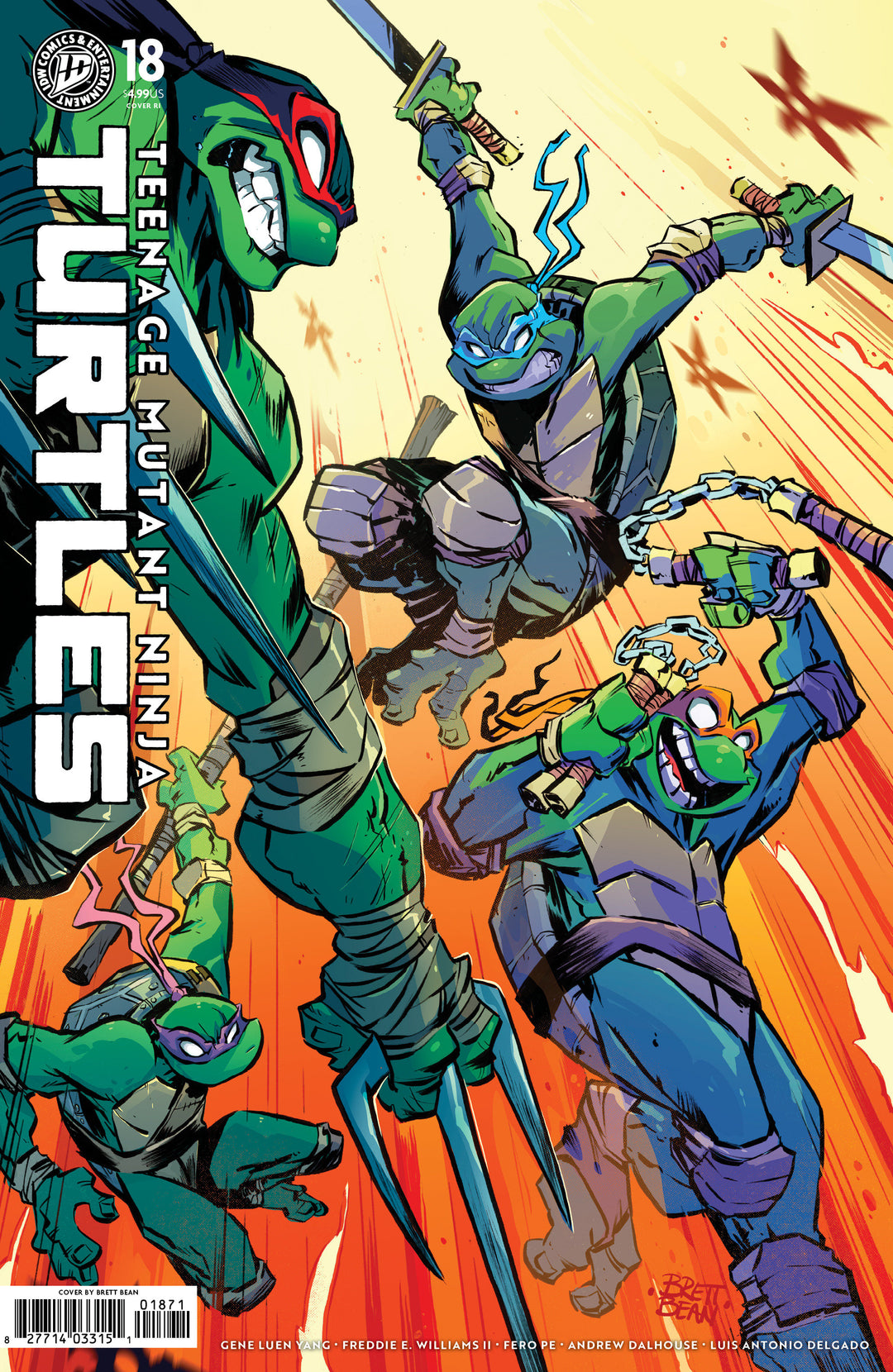 Teenage Mutant Ninja Turtles (2024) #18 Variant G (1:50) (Bean)