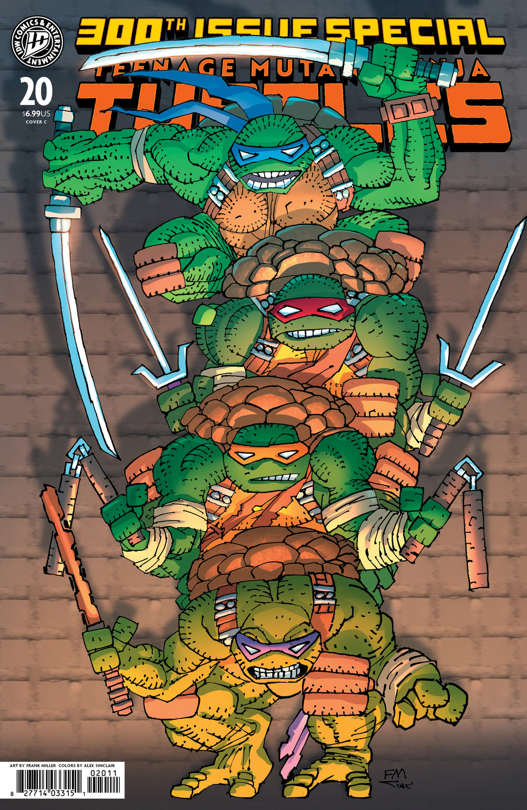 Teenage Mutant Ninja Turtles (2024) #20: 300th Issue Special Variant C (Miller)