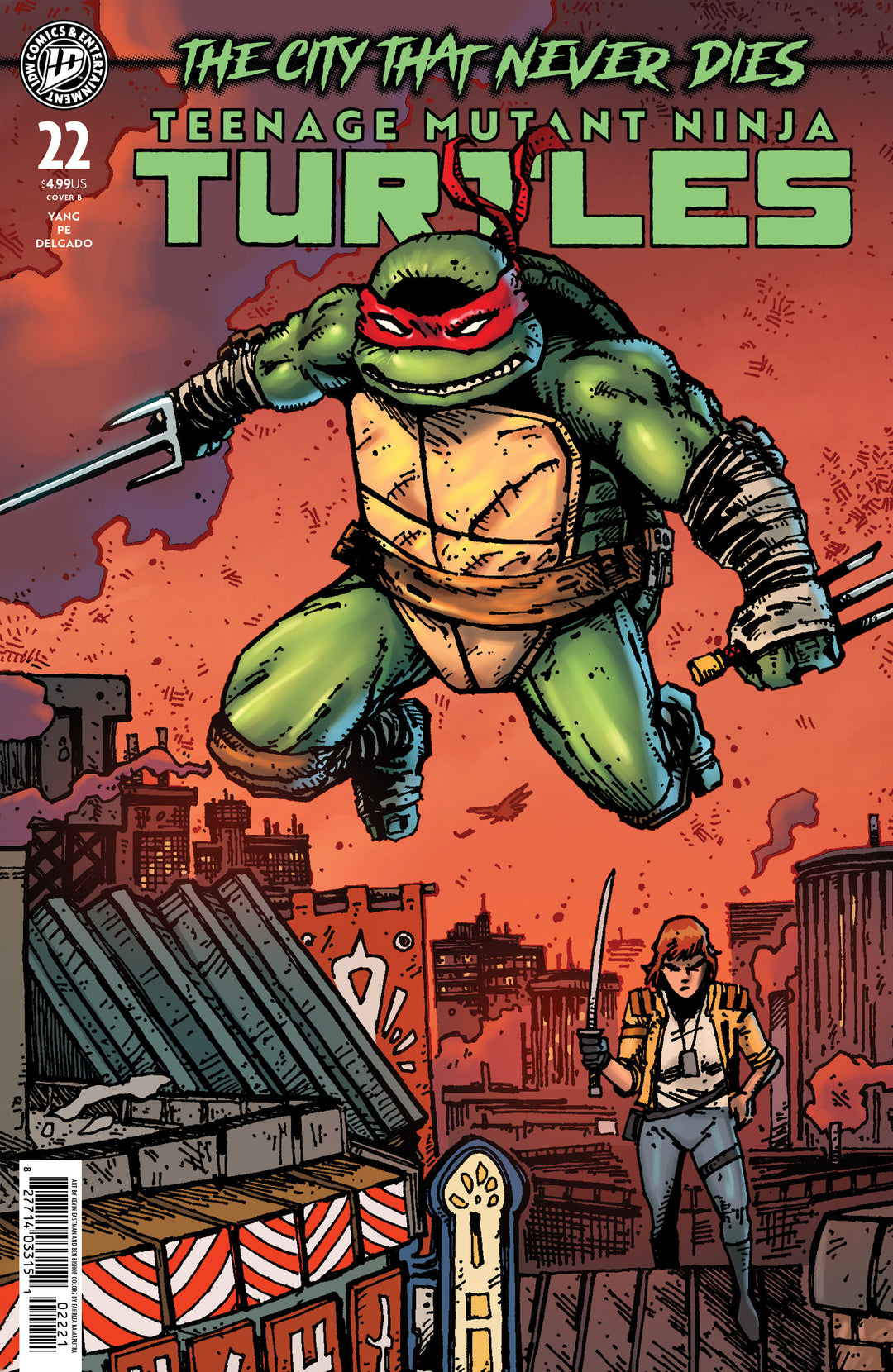 Teenage Mutant Ninja Turtles (2024) #22 Variant B (Eastman & Bishop)