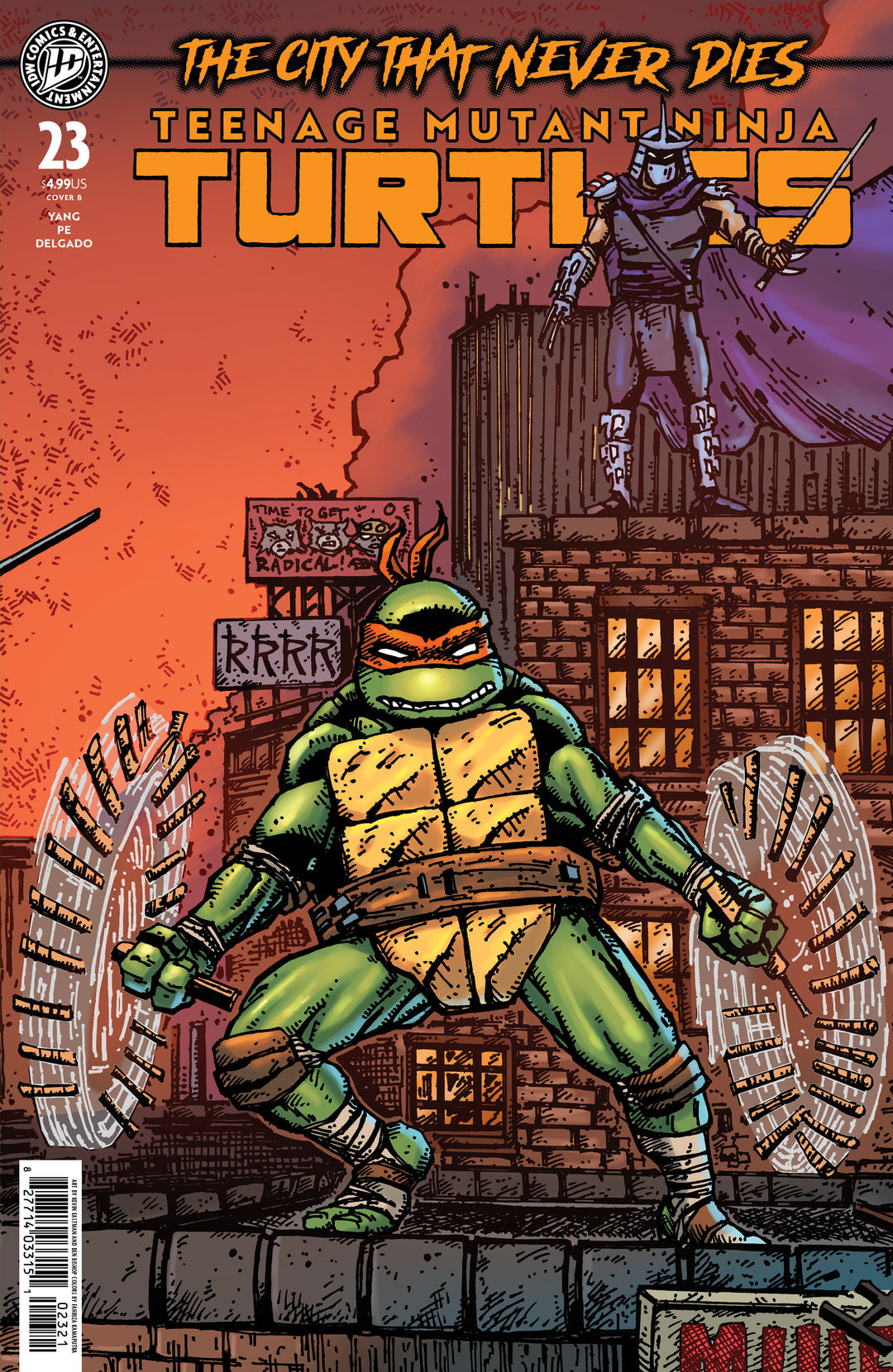 Teenage Mutant Ninja Turtles (2024) #23 Variant B (Eastman & Bishop)