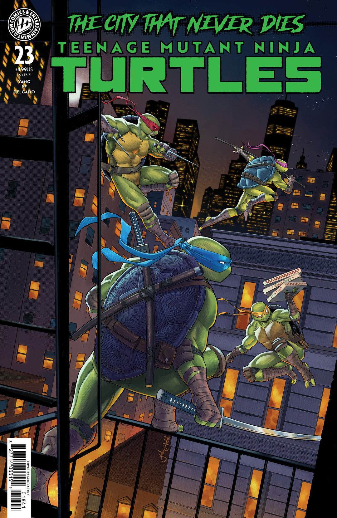 Teenage Mutant Ninja Turtles (2024) #23 (1:25) Bartok Variant