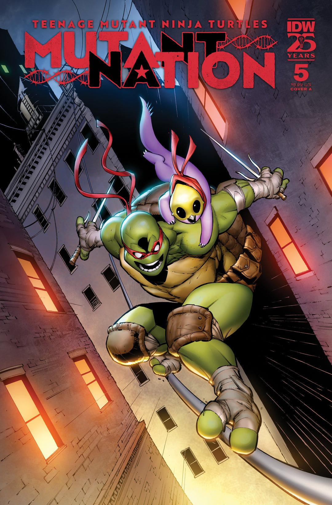 Teenage Mutant Ninja Turtles Mutant Nation #5 Cover A (Dunbar)