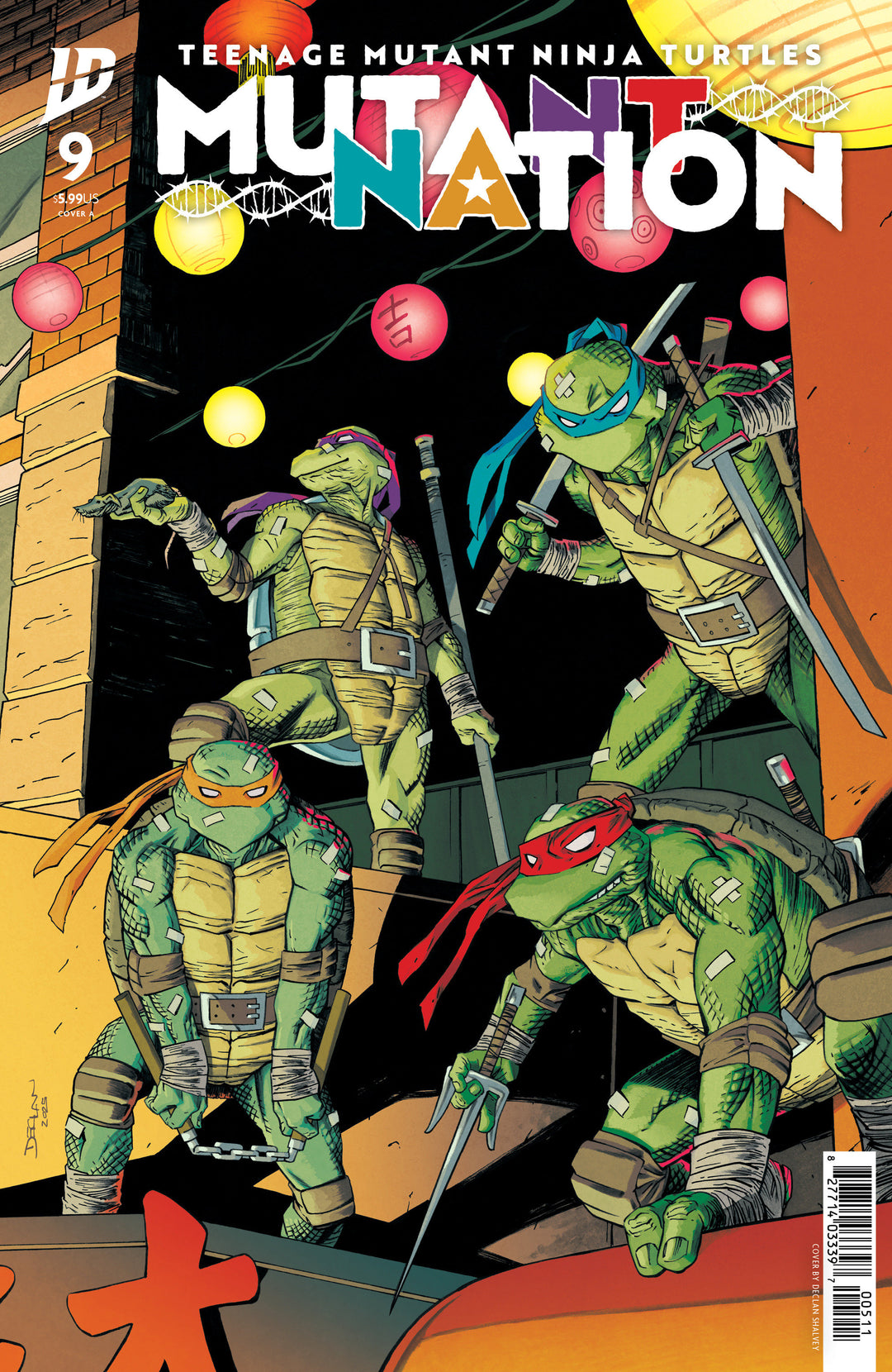 Teenage Mutant Ninja Turtles Mutant Nation #9 Cover A (Shalvey)