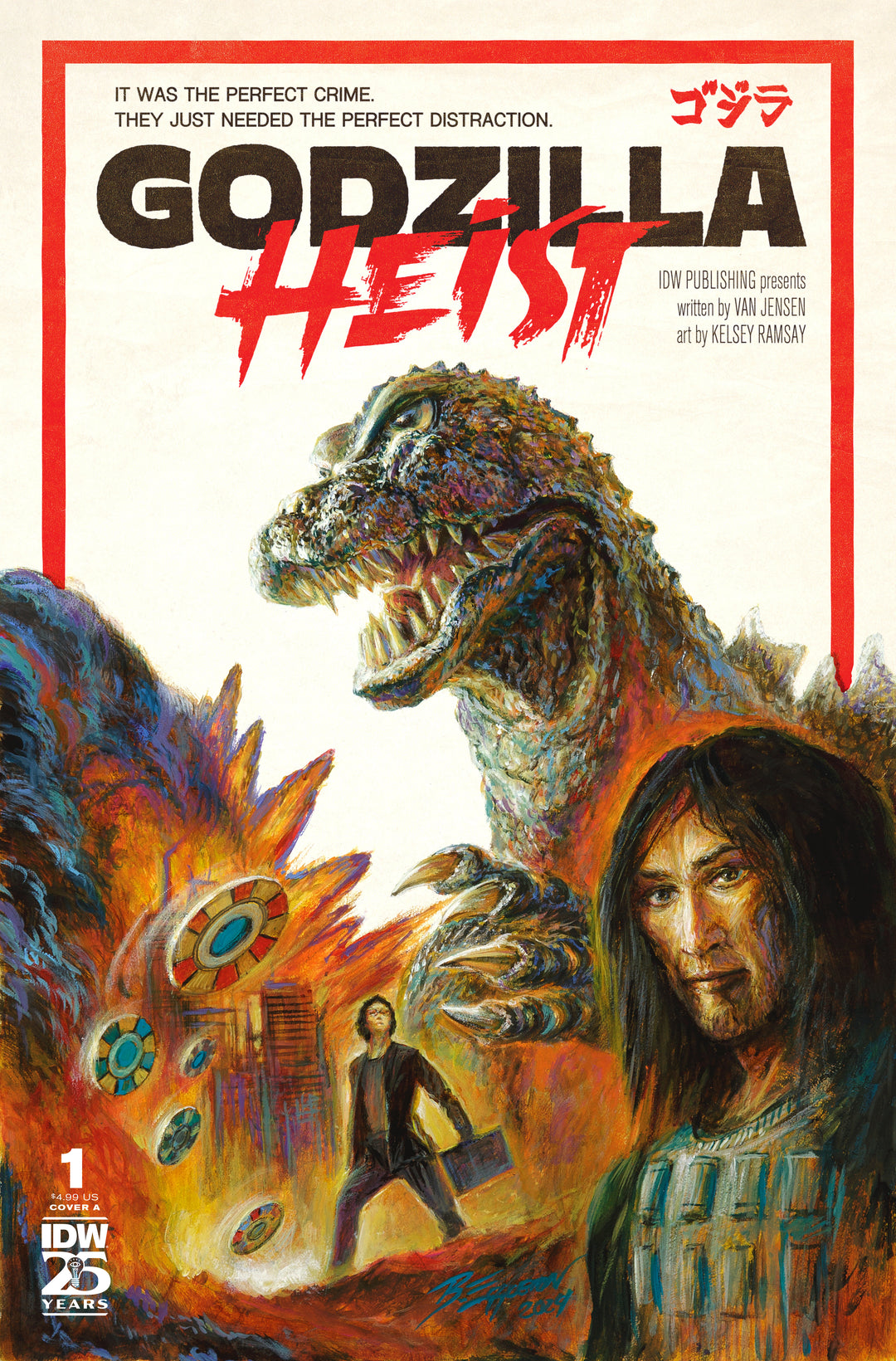 Godzilla Heist #1 Cover A (Eggleton)