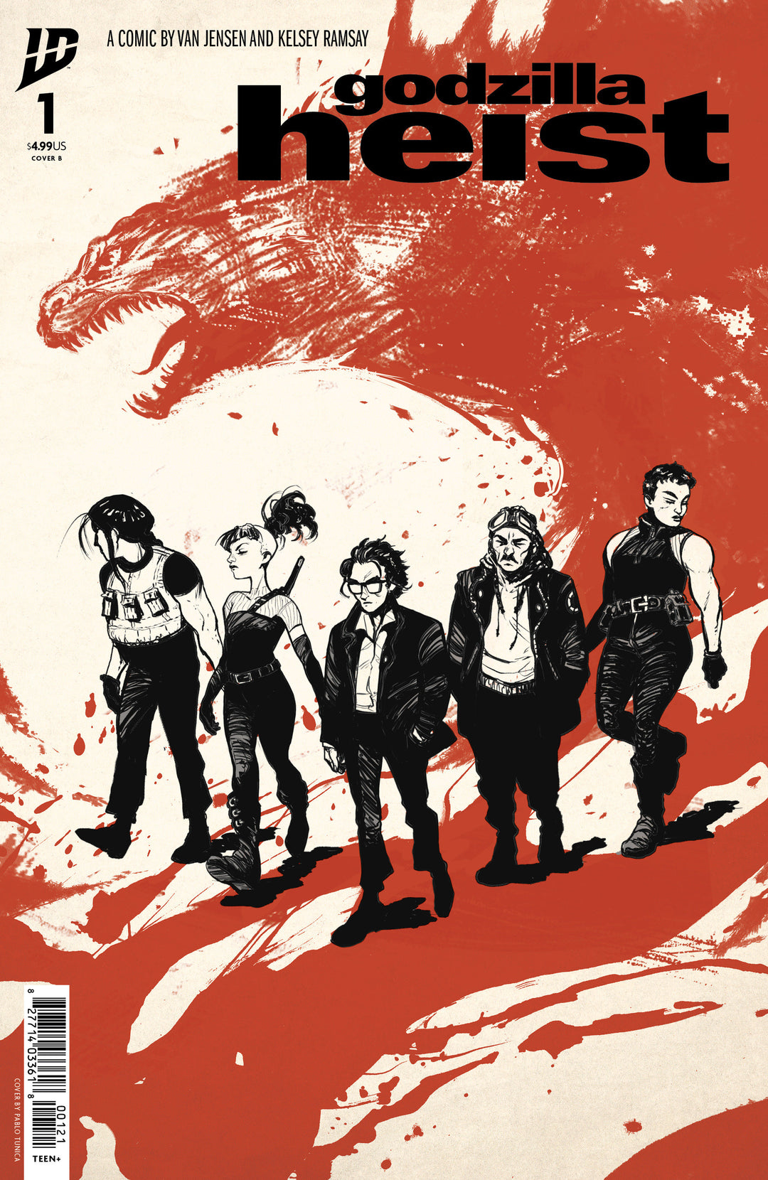 Godzilla Heist #1 Variant B (Tunica Movie Poster Variant)