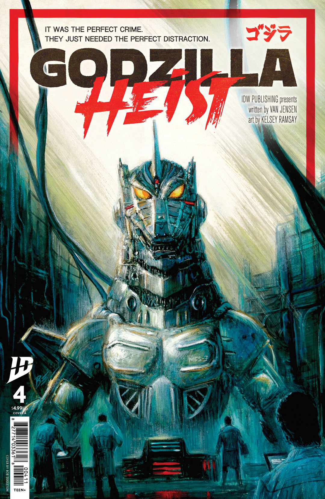 Godzilla Heist #4 Cover A (Eggleton)