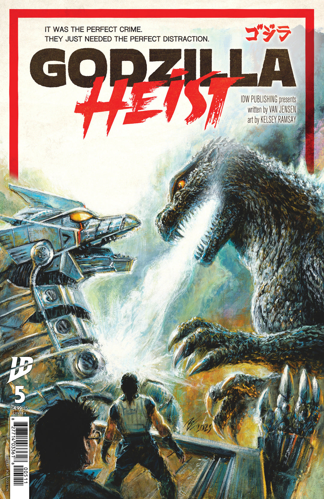 Godzilla Heist #5 Cover A (Eggleton)