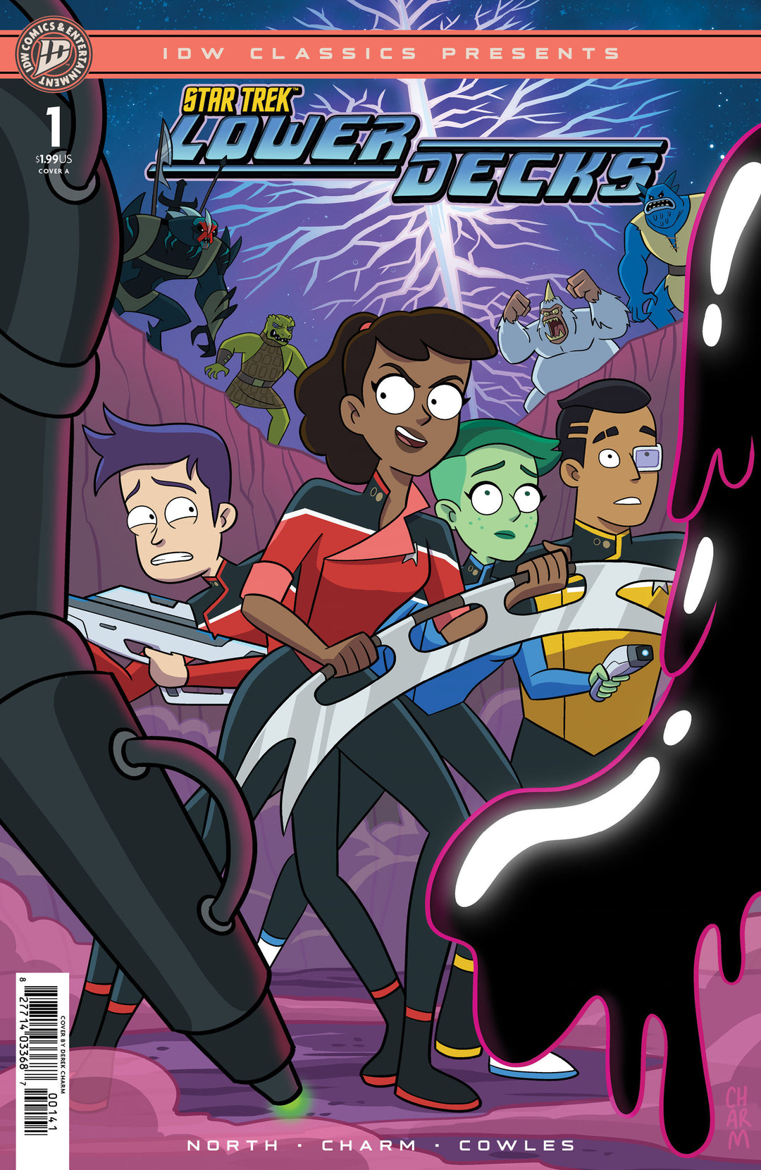 Star Trek Lower Decks #1 IDW Classics Cover A (Charm)