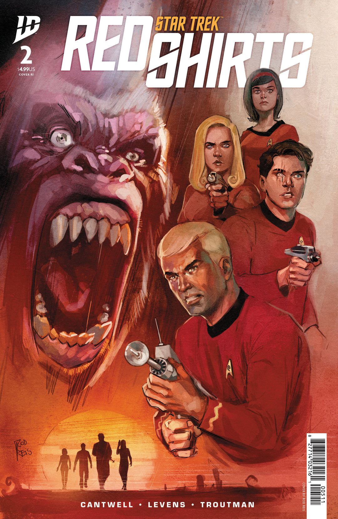 Star Trek Red Shirts #2 Variant C (1:10) Reis Edition