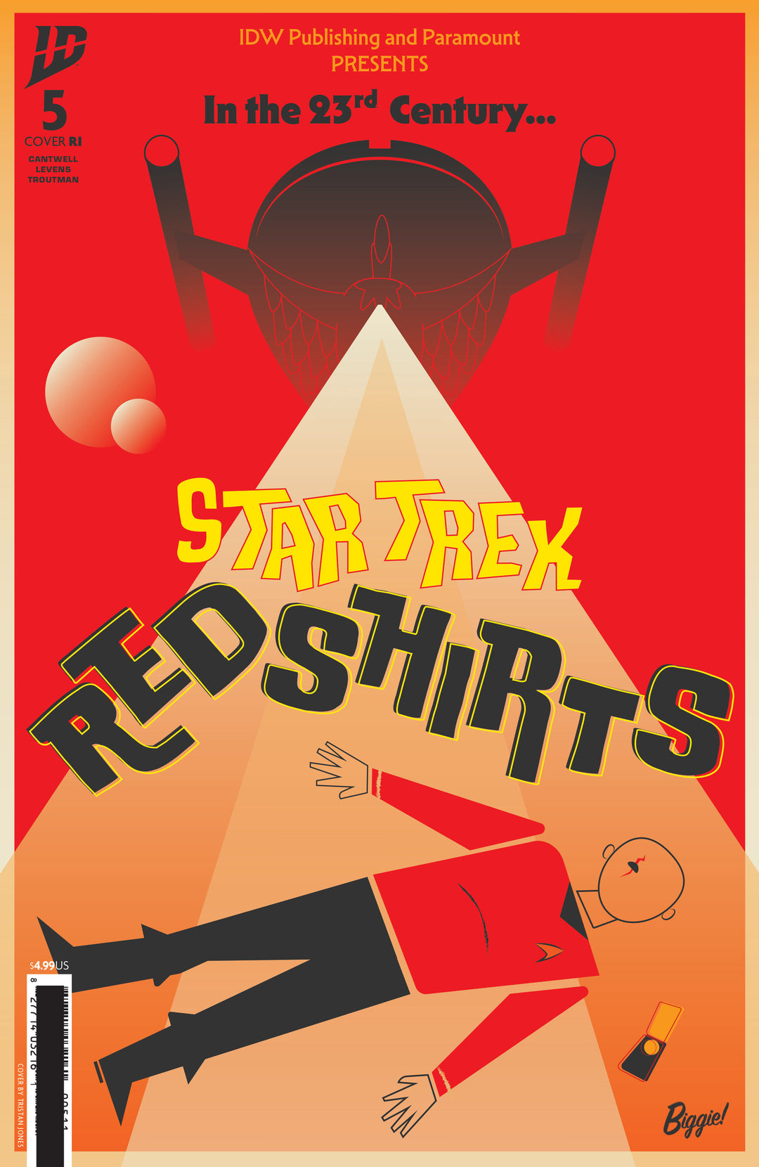 Star Trek Red Shirts #5 Variant C (1:10) (Biggie)