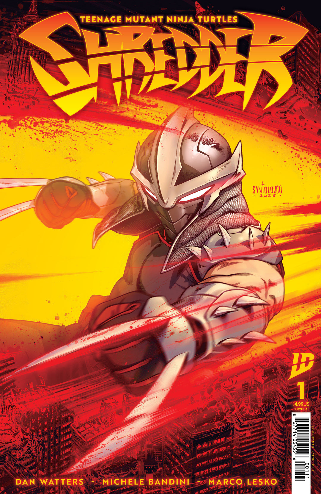 Teenage Mutant Ninja Turtles Shredder #1 Cover A (Santolouco)