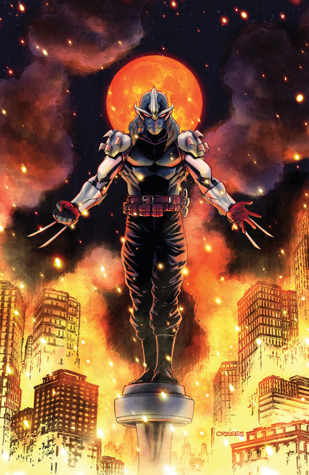 Teenage Mutant Ninja Turtles Shredder #6 Variant E (1:25) (Creees Lee Full Art)