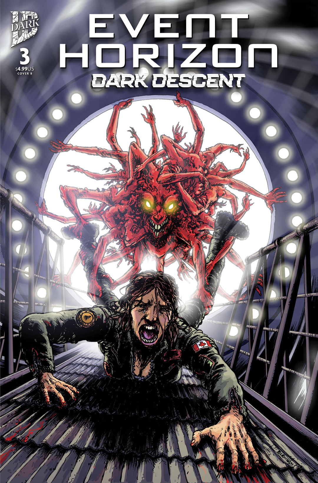 Event Horizon Dark Descent #3 Variant B (Burnham)