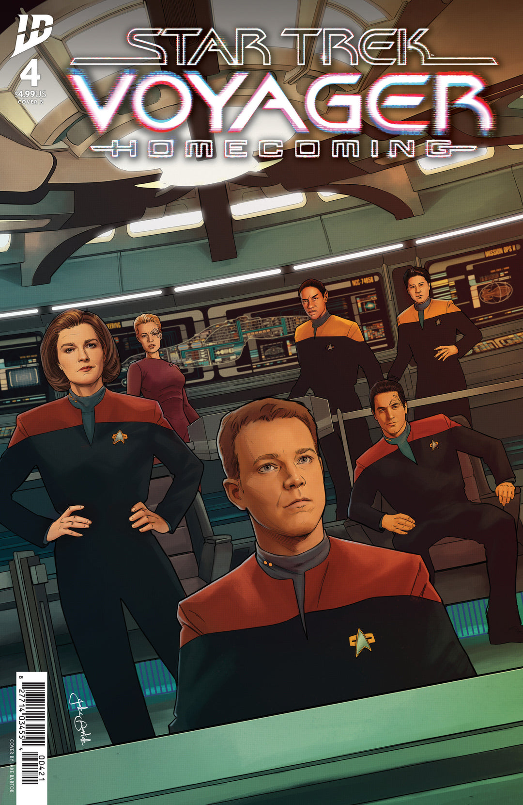 Star Trek Voyager Homecoming #4 Variant B (Bartok)