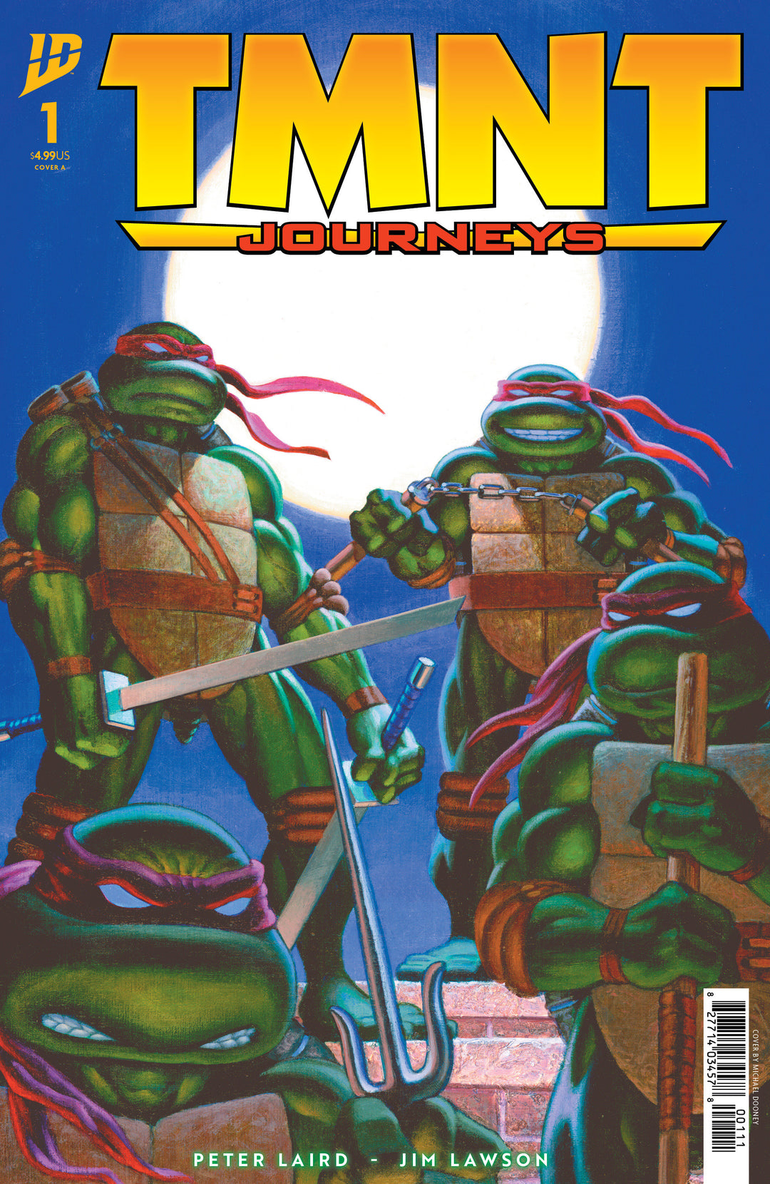 Teenage Mutant Ninja Turtles Journeys #1 Cover A (Laird & Dooney)