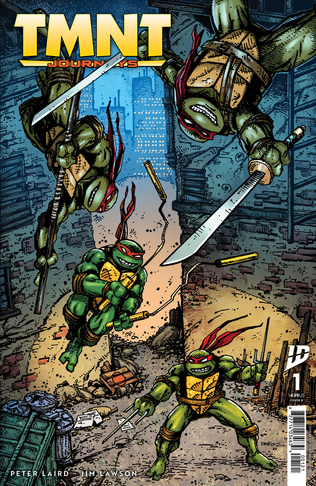 Teenage Mutant Ninja Turtles Journeys #1 Variant B (Eastman)